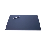 Navy Blue Leather 20" x 16" Conference Table Pad