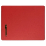 Red Leatherette 20" x 16" Conference Table Pad