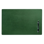 Dark Green Leatherette 22" x 14" Conference Table Pad