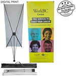 Tripod Banner With Graphics, 33.5X80, And Bag