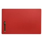Red Leatherette 22" x 14" Conference Table Pad