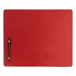 Red Leather 17" x 14" Conference Table Pad