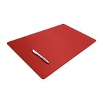 Red Leather 22" x 14" Conference Table Pad