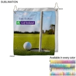 Colored Microfiber Dri-Lite Terry Golf Towel, 12X12