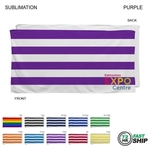 72 Hr Fast Ship - Cabana Stripe Dri-Lite Terry Beach Towel