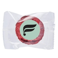 Individually wrapped red velvet stuffed cookie. Two sizes available 1.2 oz......