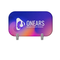 Rectangle Fabric Header Display - 29"w x 10"h