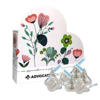 This charming custom box is filled with Hershey Kisses... from ASI 71685...