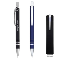 Rubberize, aluminum, plunger action pen.... from ASI 61125 Hit Promotional...