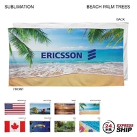 Stock Design, Velour Terry Beach Towel... from ASI 53509 FIEL-Fairdeal Import...