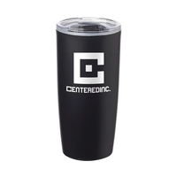 22 oz. Atlas Double Wall Plastic Tumbler (1 Color Imprint)