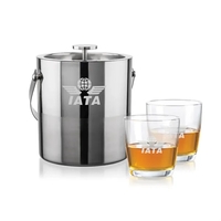 Catania Ice Bucket & Carberry On-the-Rocks Set