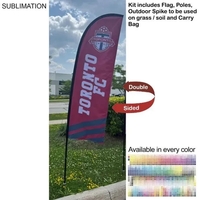 8.5' X-Small Feather Flag Kit... from ASI 53509 FIEL-Fairdeal Import & Export