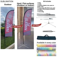 8.5' X-Small Feather Flag Kit... from ASI 53509 FIEL-Fairdeal Import & Export