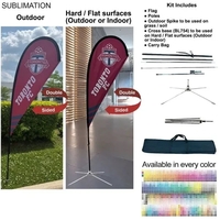 7.5' X-Small Tear Drop Flag Kit... from ASI 53509 FIEL-Fairdeal Import & Export