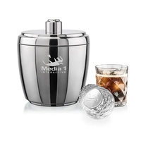 Pescara Ice Bucket & Woodward On-the-Rocks Set