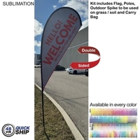 9' Small Tear Drop Flag Kit... from ASI 53509 FIEL-Fairdeal Import & Export