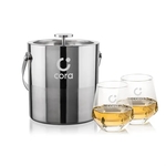 Catania Ice Bucket & Hartsdale On-the-Rocks Set