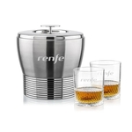Genoa Ice Bucket & Drysdale On-the-Rocks Set