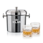 Milano Ice Bucket & Park Lane On-the-Rocks Set