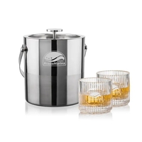 Catania Ice Bucket & Dillard On-the-Rocks Set
