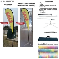 13.5' Large Tear Drop Flag Kit... from ASI 53509 FIEL-Fairdeal Import & Export