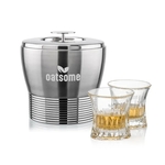 Genoa Ice Bucket & Langstaff On-the-Rocks Set