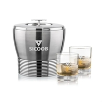 Genoa Ice Bucket & Bastia On-the-Rocks Set