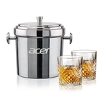 Milano Ice Bucket & Milford On-the-Rocks Set