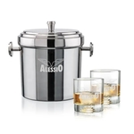 Milano Ice Bucket & Marbella On-the-Rocks Set
