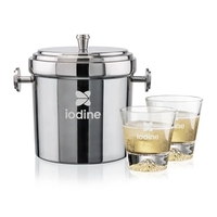 Milano Ice Bucket & Aspen On-the-Rocks Set