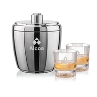 Pescara Ice Bucket & Blackwell On-the-Rocks Set