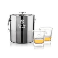 Catania Ice Bucket & Arcadia On-the-Rocks Set