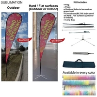 16' X-Large Tear Drop Flag Kit... from ASI 53509 FIEL-Fairdeal Import & Export
