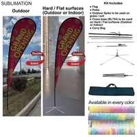 16' X-Large Tear Drop Flag Kit... from ASI 53509 FIEL-Fairdeal Import & Export