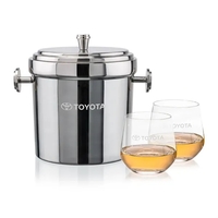 Milano Ice Bucket & Garland On-the-Rocks Set