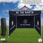 Full Privacy Tent Package, 10' Sublimated Tent Kit