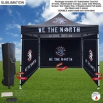 Full Privacy Tent Package, 10' Sublimated Tent Kit