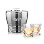 Genoa Ice Bucket & Seneca On-the-Rocks Set