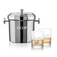 Milano Ice Bucket & Monterey On-the-Rocks Set