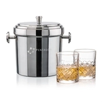 Milano Ice Bucket & Longford On-the-Rocks Set
