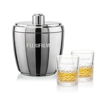 Pescara Ice Bucket & Oakham On-the-Rocks Set