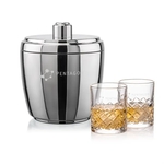 Pescara Ice Bucket & Longford On-the-Rocks Set