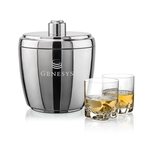 Pescara Ice Bucket & Hillcrest On-the-Rocks Set
