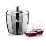 Pescara Ice Bucket & Hogarth On-the-Rocks Set