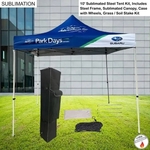 10' Steel Tent Kit, Includes Frame, Canopy Kit
