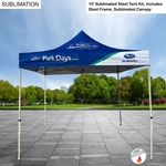 10' Steel Tent Kit, Includes Frame & Canopy Only