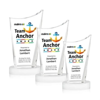 Burnett VividPrint™ Award on Alberton Base - White