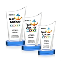 Burnett VividPrint™ Award on Alberton Base - Sky Blue