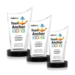 Burnett VividPrint™ Award on Alberton Base - Black